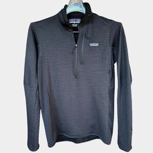 Patagonia R1 Regulator Half Zip Fleece Black Polartec Pullover Sz‎ S